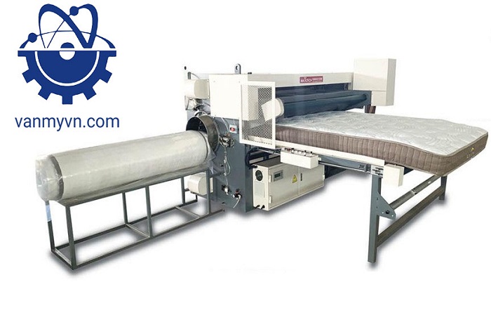 MÁY ĐÓNG GÓI NỆM CUỘN BÁN TỰ ĐỘNG 